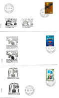 T - 12  - 3 Enveloppes  Nations Unies Genève - Expos Philatéliques 1985 - London - Helsinki - Göteborg - Lettres & Documents