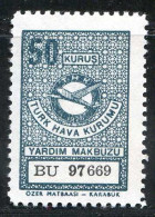 REF093 > TURQUIE < TURK HAVA KURUMU -- Vignette * * Don En 1955 à Organisation Aérienne - Aviation Aéro MNH * * - Other & Unclassified