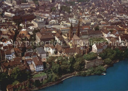 12610597 Basel BS Fliegeraufnahme Muenster Und Faehre Basel BS - Sonstige & Ohne Zuordnung