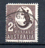 AUSTRALIE - AUSTRALIA - 1948 - CROCODILE - ARBORIGENAL ART - ART ARBORIGENE - Oblitéré - Used - 2 - - Usati