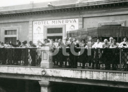 50s ORIGINAL PHOTO FOTO ADVERT HOTEL MINERVA GENOVA ITALIA ITALY AT133 - Places