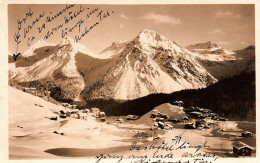 Swiss Alps Mountain Snow Incredible View Real Photo Vintage Postcard - Autres & Non Classés