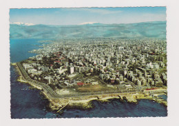 Lebanon Liban Modern BEIRUT Aerial General View Of Lighthouse New Quarter, Vintage Photo Postcard RPPc AK (1302) - Libanon