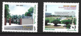 PAKISTAN. N°1192-3 De 2005. Institute Of Business Administration. - Other & Unclassified