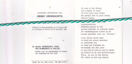 Kenny Herregodts-Fiers, Geraardsbergen 1997, Deinze 1999. Foto - Todesanzeige