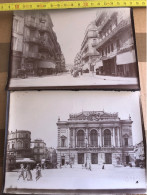 Montpellier Photo Argentique Vers 1910 Theatre Comedie Et Boulevard Arc Triomphe - Plaatsen