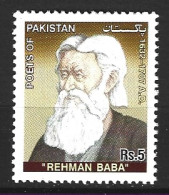 PAKISTAN. N°1197 De 2005. Poète Rahman Baba. - Escritores