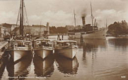 PL1426  -  SWINEMUNDE  -  SWINOUJSCIE  --  BOLLWERK  --  SHIP:  IDUNA, FREYA, DAMPFER ,, BERLIN , -  CARTE PHOTO - 1929 - Polen