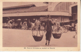 VIÊT NAM -  SAIGON - Femme Chinoise Se Rendant Au Marché - Viêt-Nam