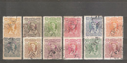 Montenegro,complete Series 1907.with Postmark Rijeka - Montenegro