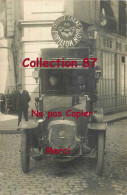 AUTOMOBILE DELAHAYE  Type 32 < CARTE PHOTO RARE < VOITURE -- AUTO -- CAR -- Pub Cirage Papillon Noir - Voitures De Tourisme