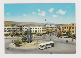 Afghanistan KABUL Maiwand Monument, Mosque, Street, Old Bus, Car, View Vintage Photo Postcard RPPc AK (1285) - Afganistán