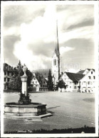 12585337 Amriswil TG Marktplatz Brunnen Kirche Amriswil TG - Sonstige & Ohne Zuordnung