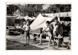 Photo ( 8.5cm/12cm ) - Children,camp - Anonymous Persons