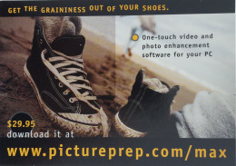 Carte Postale (Tower Records) Get The Graininess Out Of Your Shoes - Picture Prep (chaussures) - Publicité