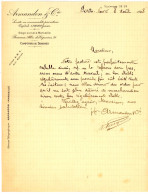 FACTURE Année 1908 ARMANDON & Cie Bureau à Marseille Comptoirs Au DAHOMEY - PORTO NOVO - Afrique - Other & Unclassified