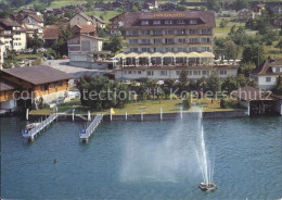 12566047 Beckenried Sternen Hotel Am See Fliegeraufnahme Beckenried - Andere & Zonder Classificatie