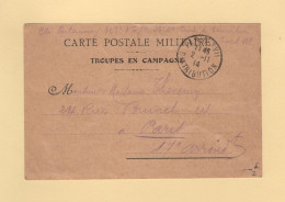 Carte Postale Militaire - Troupes En Campagne - 1914 - 1. Weltkrieg 1914-1918