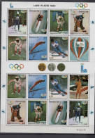 Paraguay 1980 Olympic Games Lake Placid Sheetlet MNH - Hiver 1980: Lake Placid