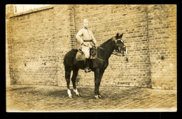 Carte Photo Militaire Soldat Cavalier Du 21eme Regiment ( Format 9cm X 14cm ) - Regimenten