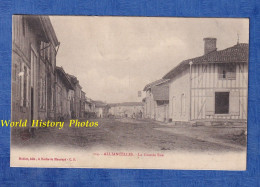 CPA - ALLIANCELLES - La Grande Rue - 1904 - Signé Marie Ferron - Envoi à Trichasson à Vavincourt - P. Sermaize Les Bains - Autres & Non Classés