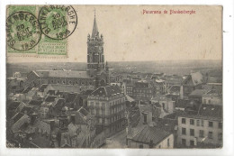 Blankenberge (Belgique, Flandre-Occidentale) : Vue Panoramique Du Quartier De L'égliseen 1906 PF - Blankenberge