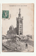 13 . Marseille . N.D De La Garde .. 1919 - Notre-Dame De La Garde, Funicular Y Virgen