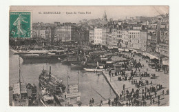 13 . MARSEILLE . LE QUAI  DU VIEUX PORT . 1910 - Oude Haven (Vieux Port), Saint Victor, De Panier