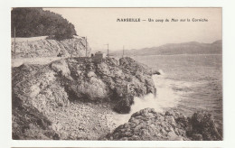 13 . MARSEILLE .  UN COUP DE  MER SUR LA  CORNICHE   - Castello Di If, Isole ...