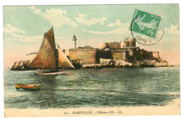 13 . MARSEILLE . LE  CHATEAU D'IF . 1914 - Festung (Château D'If), Frioul, Inseln...