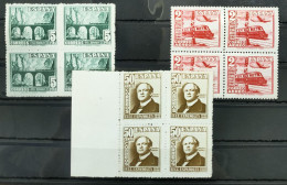 ESPAÑA. EDIFIL 1037/39 ** CENTENARIO DEL FERROCARRIL. VALOR DE CATÁLOGO 50 € - Unused Stamps