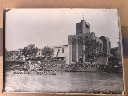 Photo Argentique Ancienne Agde Les Joutes Herault - Plaatsen