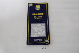 EL1 Carte Routière De France 989 - Kaarten & Atlas