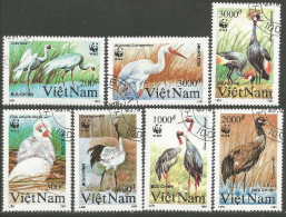 WWF-7 Vietnam Grues Egrets Grulla Gru Kran Kraan Guindaste - Nuovi