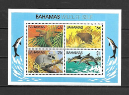 Bahamas 1982 Animals - Wildlife - Mammals MS MNH - Bahama's (1973-...)