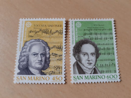TIMBRES   SAINT-MARIN   ANNEE   1985   N  1107  /  1108   NEUFS   LUXE** - Nuovi