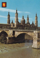 AK 211655 SPAIN - Zaragoza - Basilica Del Pilar Y Puente De Piedra - Zaragoza