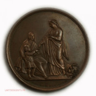 Médaille Quête Pour Les Pauvres 2ème Arrond. Paris 1872-73, Lartdesgents - Adel