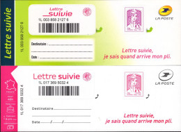 FRANCE - LA LETTRE SUIVIE (LS 2 Et LS 3) 2ème Tirage De 2015 Et 1er Tirage De 2016. SEULE PROPOSITION Sur DELCAMPE. - Unused Stamps