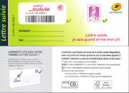 FRANCE - LA LETTRE SUIVIE (LS 1) 1er Tirage De 2015. Fond De L'adresse En Vert. Bas Prix, à Saisir. - Ongebruikt