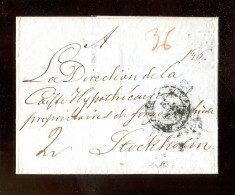 "HAMBURG" Vorphila-Transit-Briefhuelle Mit K2 "K.D.P.A. HAMBURG" (daenisches Postamt), Fe. 1350-3 - Préphilatélie