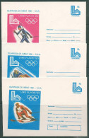 Romania 1979 Olympic Games Lake Placid Set Of 6 Commemorative Covers - Inverno1980: Lake Placid