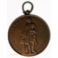 Médaille Jean Philippe RAMEAU - Fêtes Nationales 13 Aout 1870 - Monarchia / Nobiltà