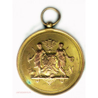 Médaille De Tir En Cuivre Doré, 46 Grs 47mm + Bélière, Lartdesgents - Royal / Of Nobility