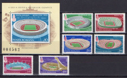 Romania 1979 Olympic Games Moscow, Space Set Of 6 + S/s MNH - Ete 1980: Moscou