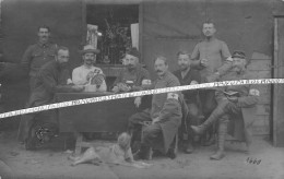 1914 - 1916 / CARTE PHOTO / 26e RIT ( MAYENNE ) / INFIRMIERS / REGIMENT D'INFANTERIE TERRIRORIALE / PARTIE DE CARTES - Guerra, Militari