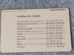 GERMANY-1232 - K 0103A - Senator Hotels 1 - Holiday Inn - 3.800ex. - K-Series : Customers Sets