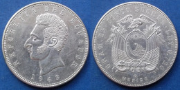 ECUADOR - Silver 5 Sucres 1943 Mo KM# 79 Decimal Coinage (1872-1999) - Edelweiss Coins - Ecuador