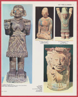 Art Précolombien. Aztèque, Maya, Toltèque, Mochica Etc... Statuette, Bijou, Vase Etc... Larousse 1960. - Documents Historiques
