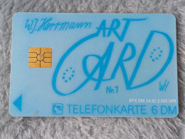 GERMANY-1234 - K 0096 - Art Card Nr.1 - Alles Müll Oder Was? (blaues Fleckchen Nr.9) - 2.000ex. - K-Series : Customers Sets